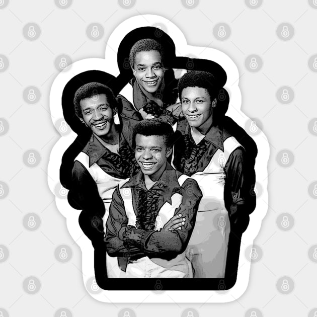 Doo-Wop Pioneers Legacy Little Nostalgia Tribute Shirt Sticker by Hayes Anita Blanchard